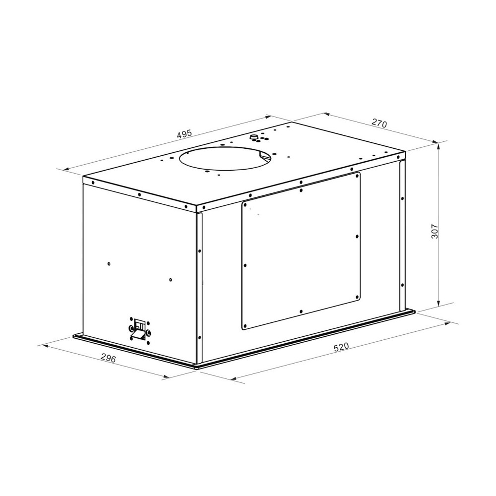 Вентиляторный модуль Hektor Brilliant Edition 52 см, 506 м³/ч, сенсорное стекло, белый (Германия, читать Ровно - изображение 7
