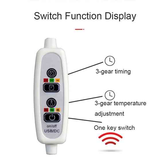 Usb подушка з підігрівом на стілець або крісло в автомобіль 3 режими 45см з таймером відключення Вінниця