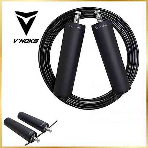 Скакалка VNK Soft Black для фітнесу кардіо тренувань боксу та розвитку витривалості Київ