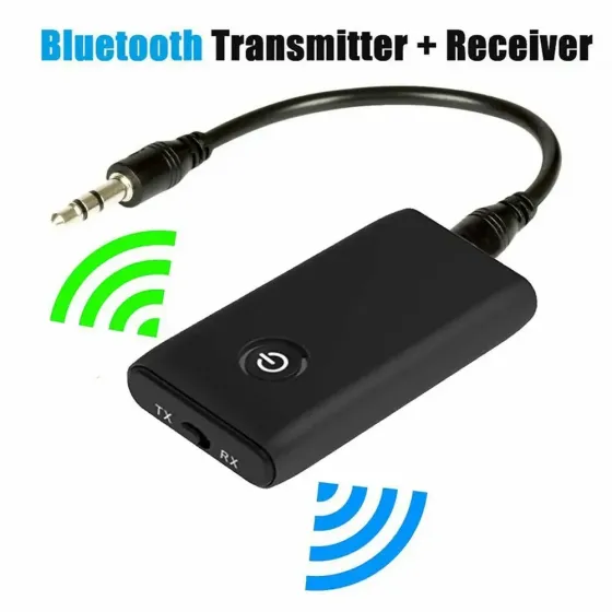 Бездротовий Bluetooth 5.0 передавач-приймач аудіоадаптер 2 в 1 A2DP 3,5 мм роз'єм MX адаптер для ПК телевізора телефон автомобіля Київ