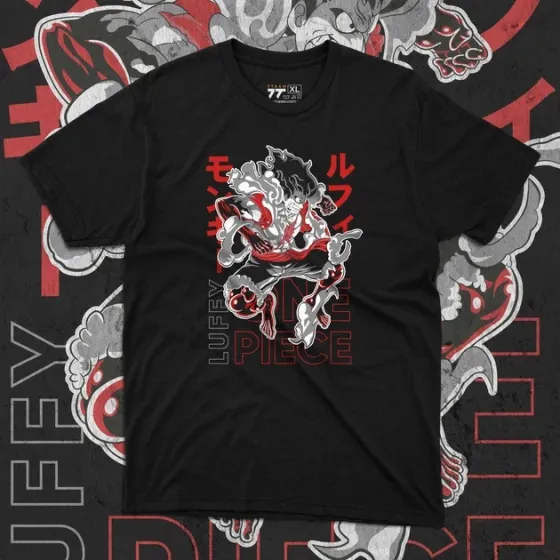 Футболка чоловіча з  принтом Ван Пис Gear 4 Розмір 48 Anime0189 Дніпро