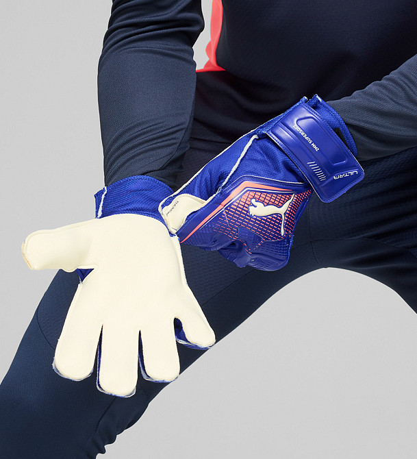 Воротарські рукавиці Puma ULTRA MATCH RC 041951, р. 6,7 Вишневе - фото 4