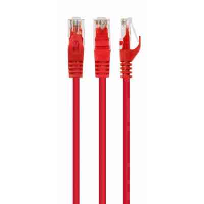 Патч-корд 1.5м UTP cat 6 CCA red Cablexpert (PP6U-1.5M/R) Винница