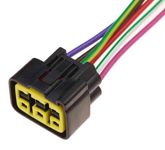 Разъем коннектор с проводом, 6-кон., Мото, FSW-C-6F-B, FURUKAWA Япония универс., Много марок Киев