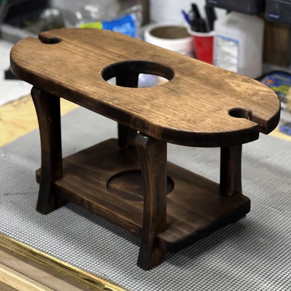 Настільна винна полиця "Белгейт" капучино Миколаїв - фото 1