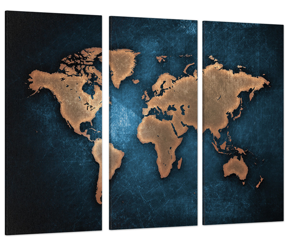 Модульная картина Карта мира Art-142_XXL 70x130 см Киев - изображение 1