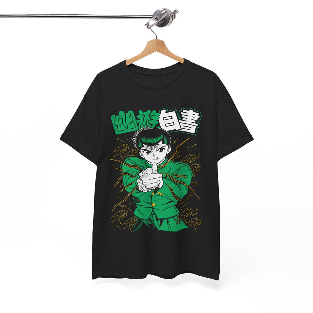 Футболка для мальчика аниме Йу Йу Хакусхо Кувабара оверсайз (рост от 165 до 180 ) Черний AnimeJ0011m Днепр - изображение 6