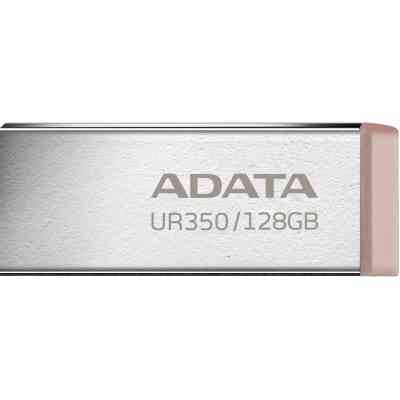USB флеш накопитель ADATA 128GB UR350 Silver/Beige USB 3.2 (UR350-128G-RSR/BG) Винница