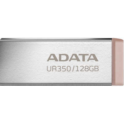 USB флеш накопитель ADATA 128GB UR350 Silver/Beige USB 3.2 (UR350-128G-RSR/BG) Винница - изображение 1