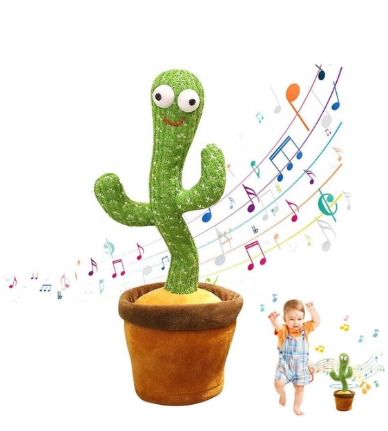 Интерактивный Танцующий кактус поющий Dancing Cactus  ART:7450 | Отличный  подарок для детей и взрослых Одесса - изображение 9