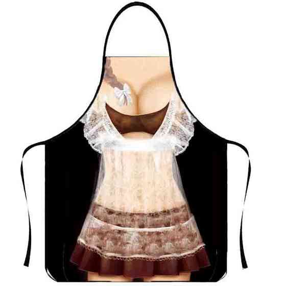 Фартух з приколом для жінок Школярка 75 на 60 см різнобарвний Київ