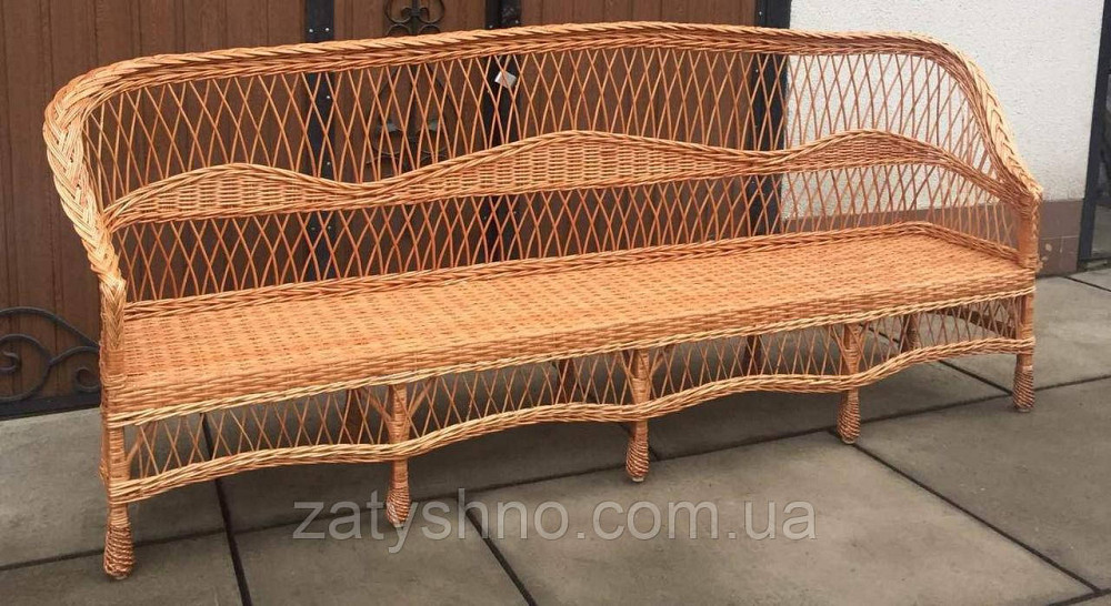 Диван плетеный длинный 2, 7 метра Киев - изображение 3