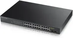 Комутатор Zyxel Gs1900-24Hp Switch 24X1Gbe Poe Rack Fanless (GS1900-24HP-EU0101F) Київ - фото 1