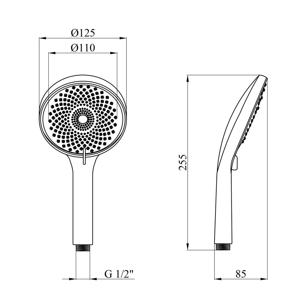 Лійка для ручного душу Kroner KRM — C725 Київ - фото 2