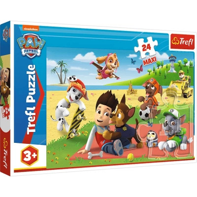 Пазл Trefl Maxi Paw Patrol Веселье на одеяле 24 элемента (5900511143461) Винница - изображение 1