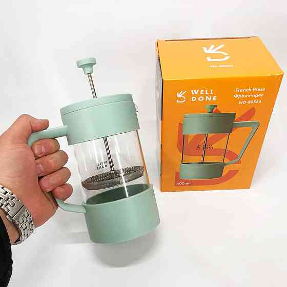 Ексклюзивні заварювальні чайники, Приготування чаю за допомогою прес-заварника, Френч-прес з поршнем YP-63 Івано-Франківськ