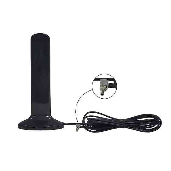 Мощная 4G антенна CRC-9 в авто 16 dBi, 800/900/1800/2100/2600 МГц Мощный магнит Киев