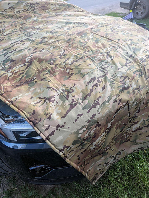 Тент антитепловізор на гарячу техніку, накидка анти тепловізор, захист від тепловізора, анти дрон Днепр - изображение 7