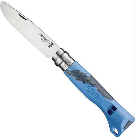 Универсальный Складной Нож для детей с свистком Opinel No.7 