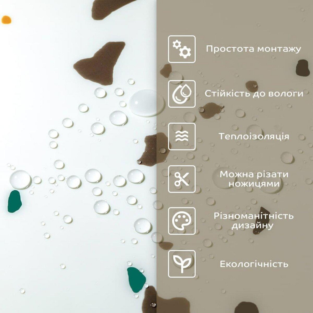 Самоклеящаяся стеновая PET плитка в рулоне 600х3000х2мм SW-00001695 Днепр - изображение 6