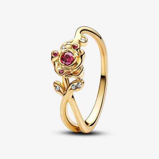 Каблучка Pandora Троянда з покриттям 14k золотом 160017C01 50 Київ