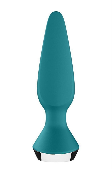 Анальная пробка с двумя моторами и управлением с телефона Satisfyer Plug-ilicious 1 Petrol, зеленый Sex Aura Киев - изображение 5