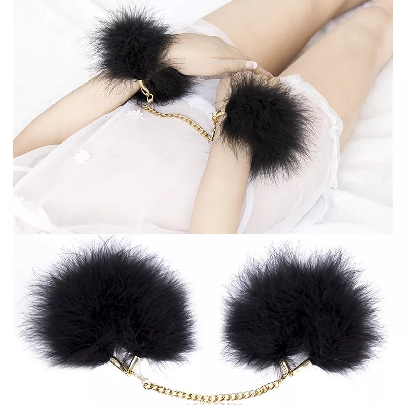 Інтимні наручники для ігор - розмір універсальний, колір чорний Київ - фото 1