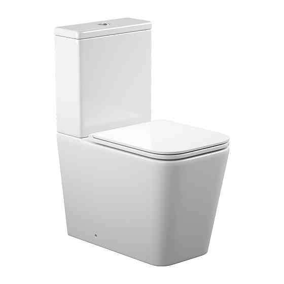KVADRO SMART комплект : унітаз підлоговий з сидінням Soft-close + бачок (змив Торнадо) Київ