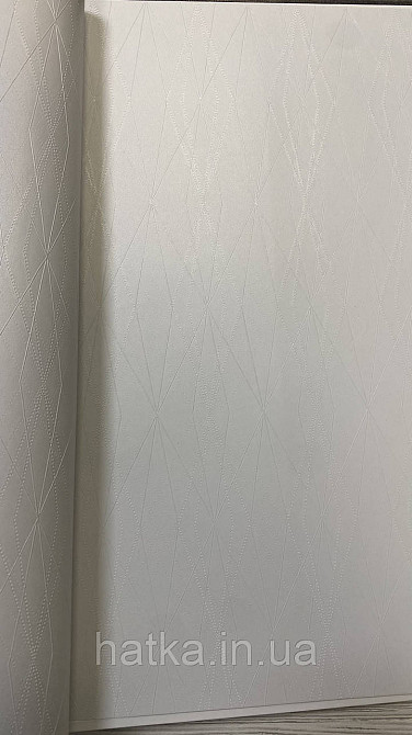 Шпалери метрові вінілові на флізеліні A.S.Creation Elite of Shades1.06x10 геометрія білий із сірим 78654-2 Київ - фото 4