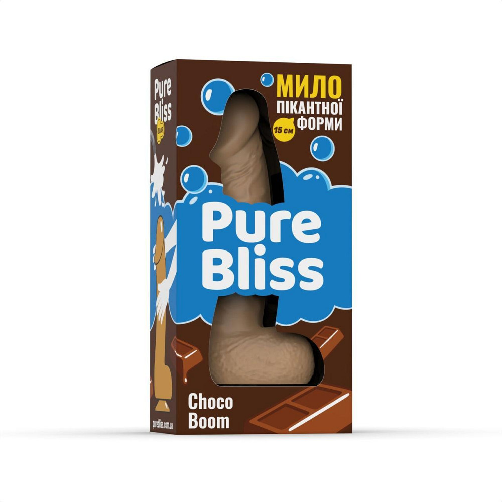 Ароматне мило пікантної форми Pure Bliss Brown Choco Boom (Шоколад) 15 см Sex Aura Київ - фото 6