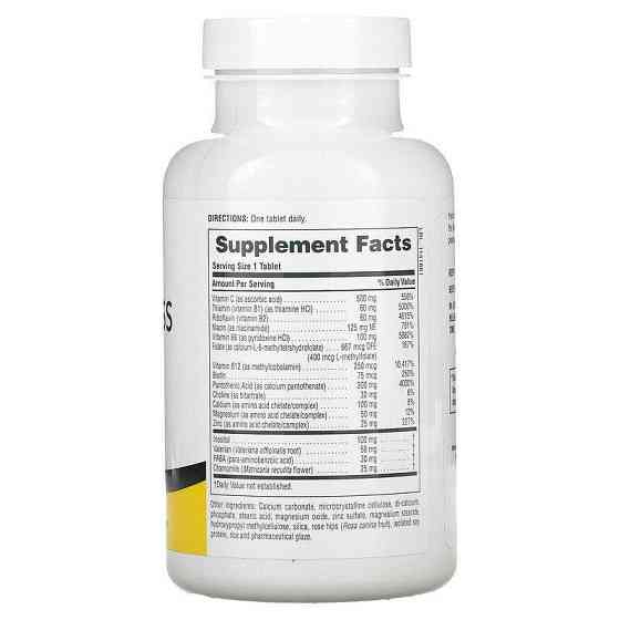 Вітаміни від стресу Nature's Plus Mega-Stress 90 таблеток Київ