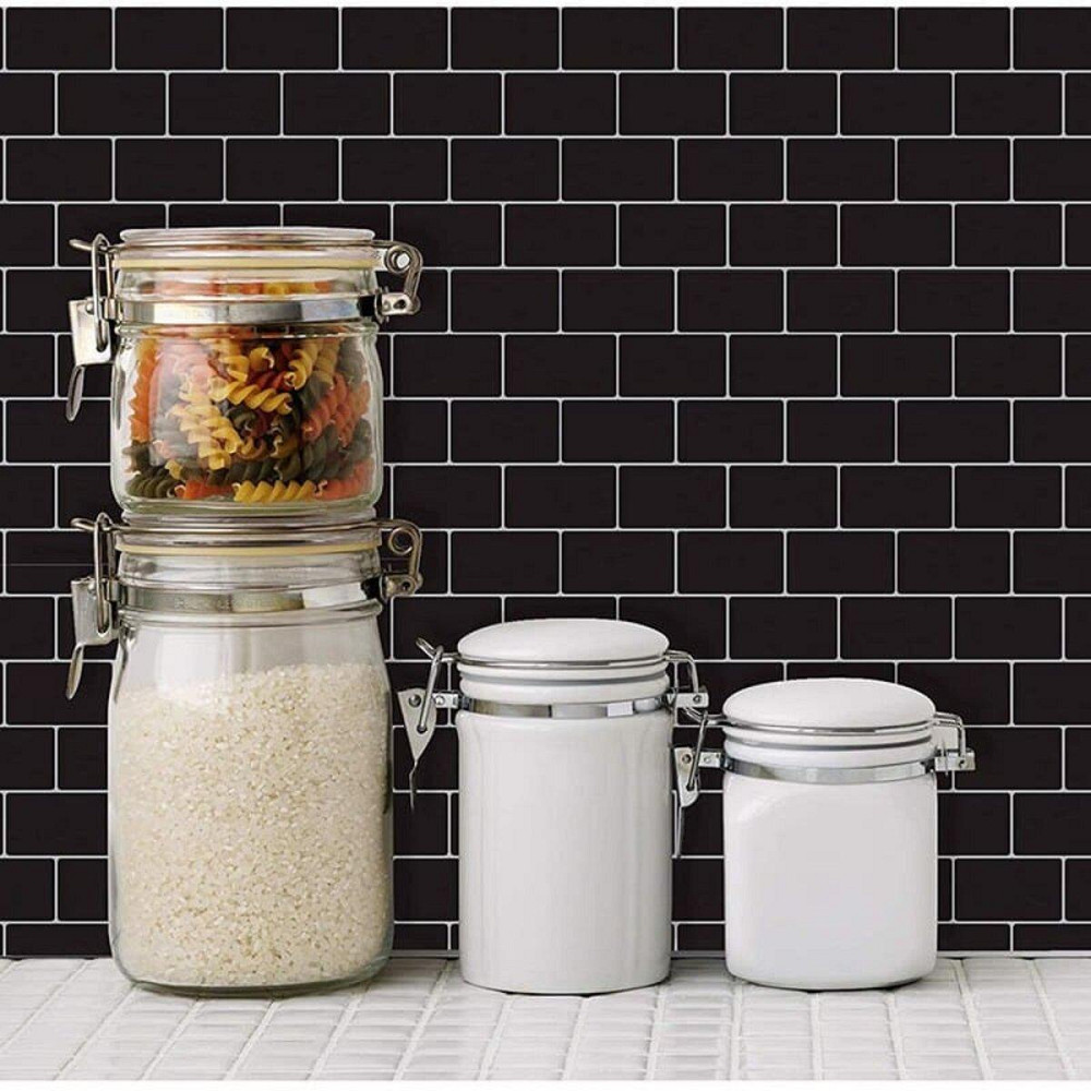 Самоклеющаяся полиуретановая плитка черный кирпич 305х305х1мм (D) SW-00001186 Киев - изображение 5