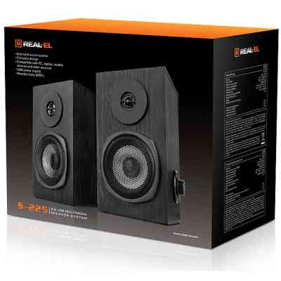 Акустична система REAL-EL S-225 USB Black Вінниця