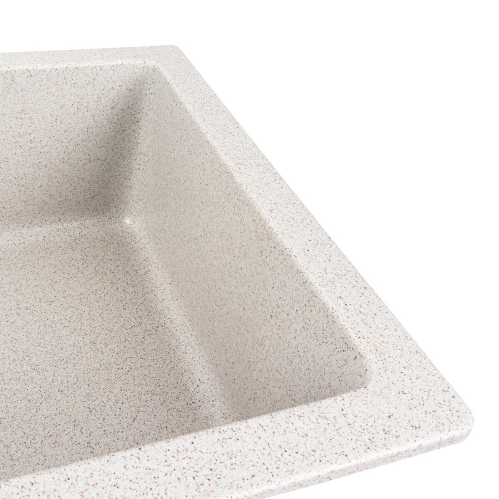 Гранітна мийка для кухні Platinum 7945 Paruana матова Топаз Коломия - фото 4