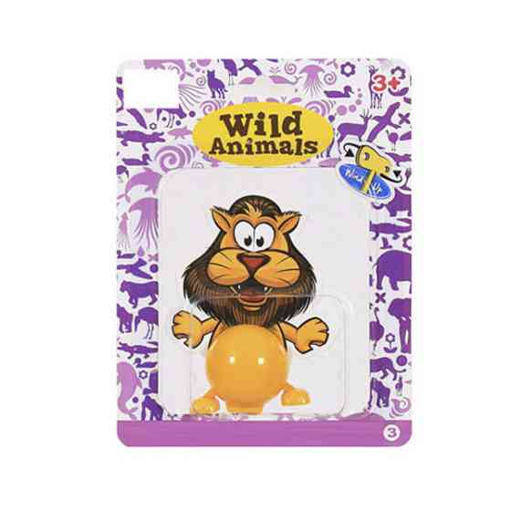 Іграшка заводна "Тварини" 2029A 14 см  Лев Вінниця