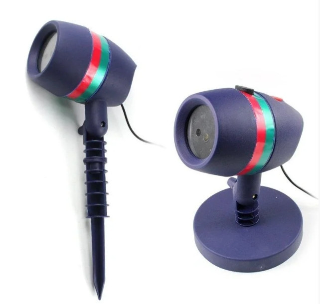 Лазерний проектор Star Shower Motion Laser Light (для будинку і вулиці) Blue Вінниця - фото 2