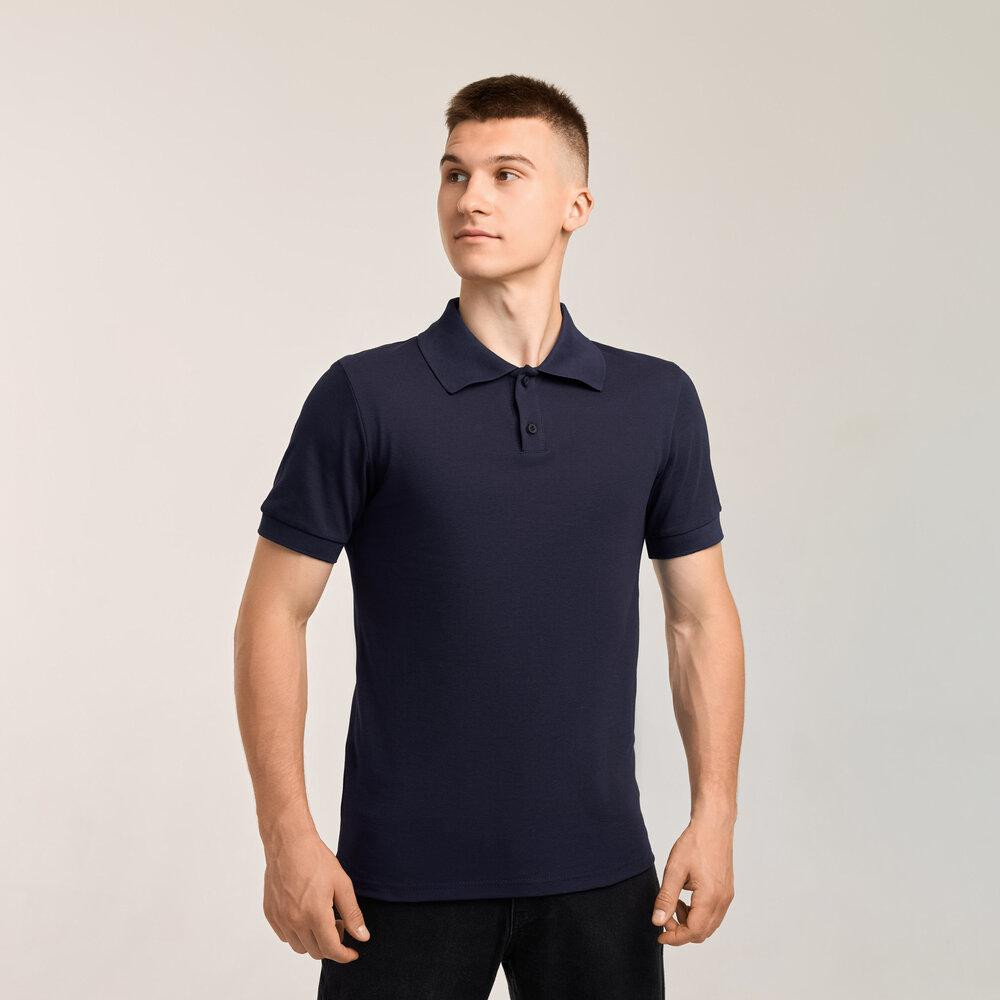 Нави мужское классическое поло на пуговицах Pobedov. Футболка поло Pobedov Royal Киев - изображение 9