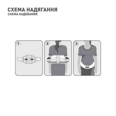 Бандаж MedTextile Бандаж для вагітних, розмір XL/XXLшт (4820137295485) Вінниця