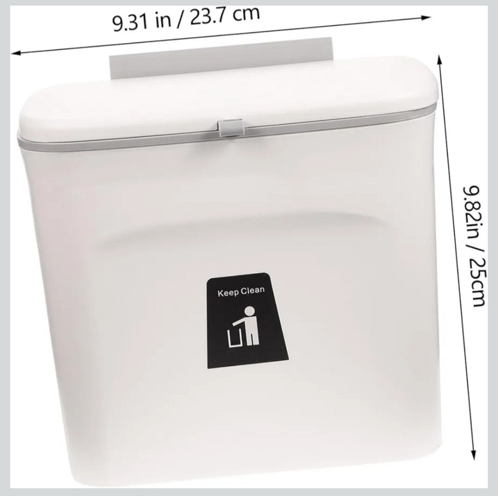 Підвісний сміттєвий бак кришкою кухонний Луцьк - фото 3