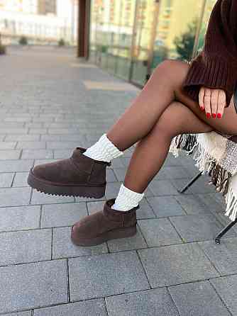 Stilli Угги жіночі STILLI 250-5 шоколадні (зима, замша натуральна) (6145) Коломия