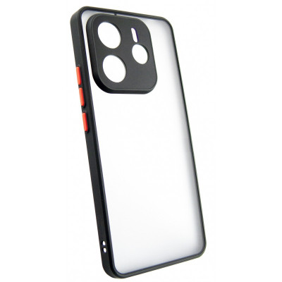 Чехол для мобильного телефона Dengos Matte Xiaomi Redmi Note 14 5G (Black) (DG-TPU-MATT-155) Винница - изображение 2