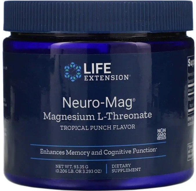 Магний треонат Life Extension Magnesium L-Threonate 93,35 г Киев - изображение 1