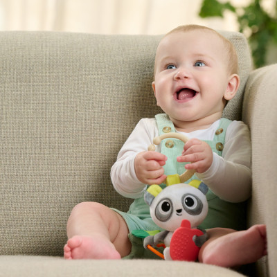 Игрушка на коляску Chicco Панда погремушка мягкая (8058664164851) (11566.00) Винница - изображение 3