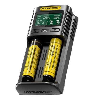 Універсальний зарядний пристрій для акумуляторів Nitecore UM2 на 2 канали Вінниця - фото 1