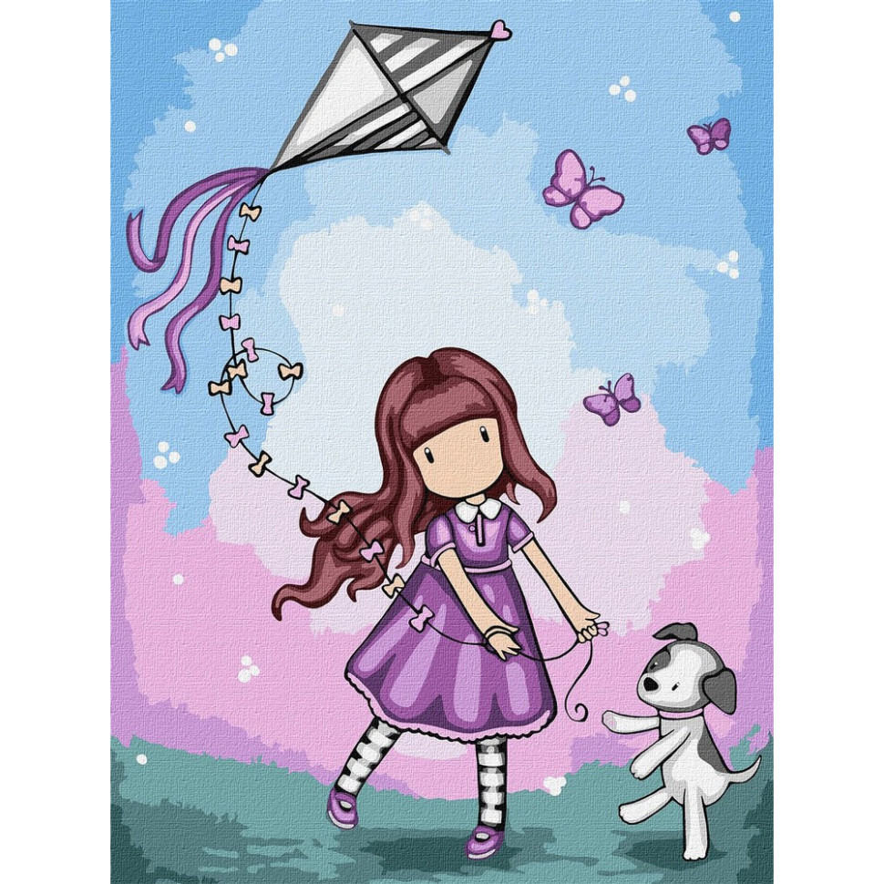 Картина за номерами "Don’t Fly Away Santoro Gorjuss Collection" KHO8585, 30х40 см Вінниця - фото 1