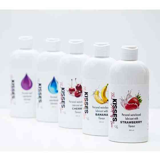 Лубрикант на водній основі Kisses Вишня 200 мл. – Інтимне мастило Вінниця
