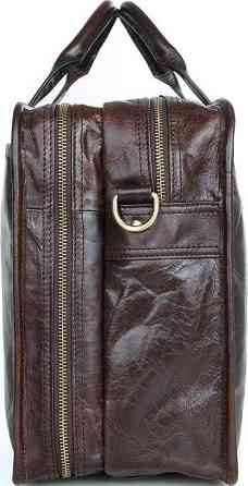 Сумка Vintage 14539 из натуральной кожи Коричневая Киев