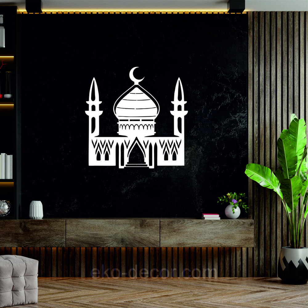 Декоративне настінне Панно «Іслам» Декор на стіну 50*50 см, Білий Київ - фото 6