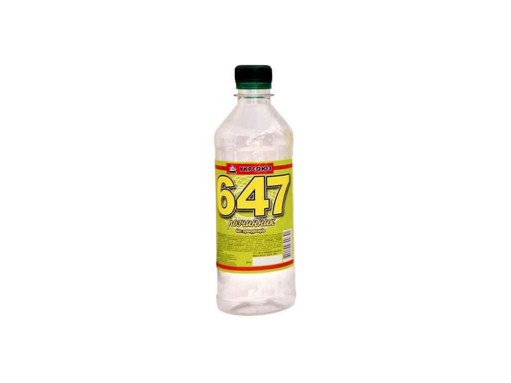 Розчинник 647 0,5л 0,42кг б/п ТМ УКРСОЮЗ Київ - фото 1