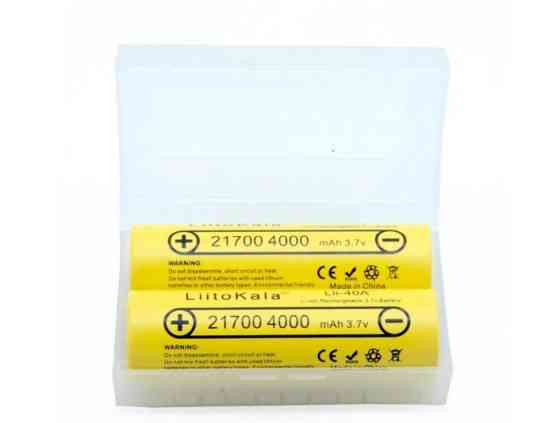 Акумулятор Liitokala 21700 Lii-40A 3.7 V 4000mAh в кейсі Оригінал Вінниця